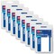 Avery "Hello My Name Is" Name Tags, 2-1/3" x 3-3/8", White with Blue Border, Non-Printable, 8 Packs, 200 Name Badges Total (21927)